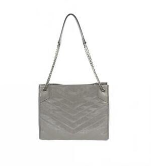 NEW BC HANDBAGS women's quilted tote bag in gray